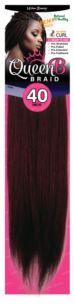 URBAN BEAUTY Queen B Pre-Stretched Braiding Hair 40"