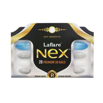 Laflare NEX 28 Premium 3D Nails - Regular Stiletto