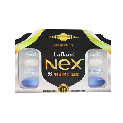 Laflare NEX 28 Premium 3D Nails - Regular Stiletto