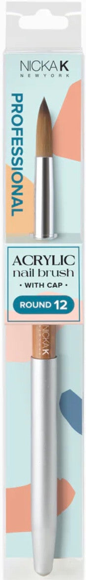 NICKA K Professional Acrylic Nail Brush [Round]