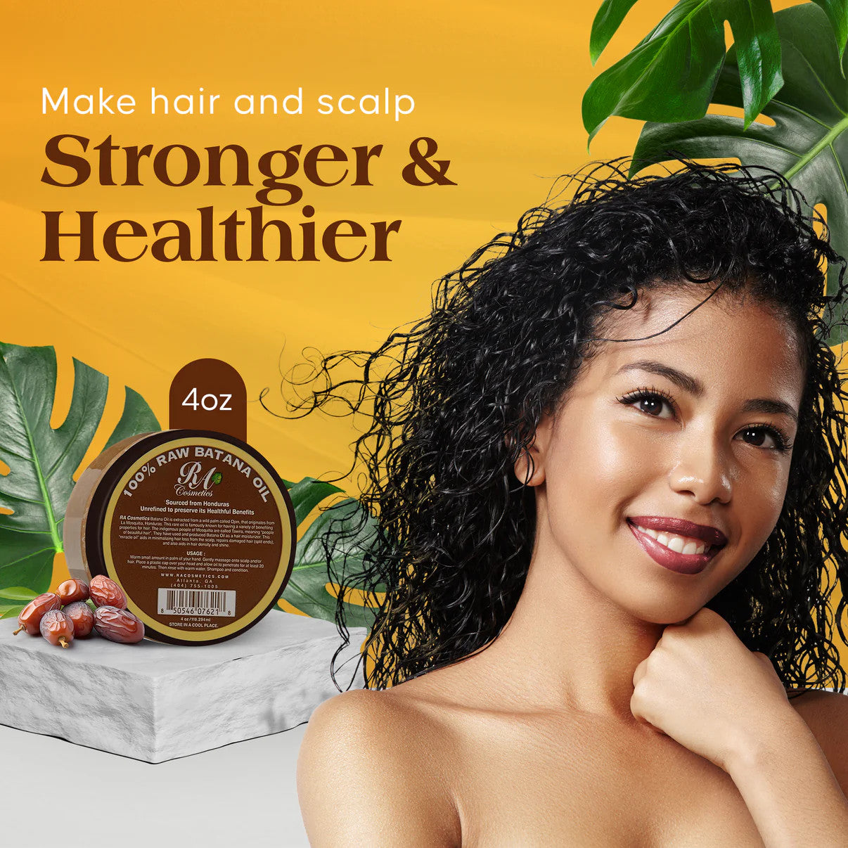 RA Cosmetics 100% Raw Unrefined Batana Oil