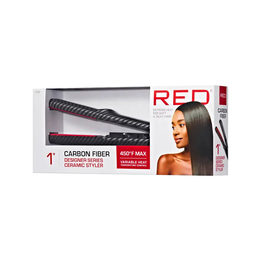 RED Designer Series 1-Inch Ceramic Flat Iron Styler