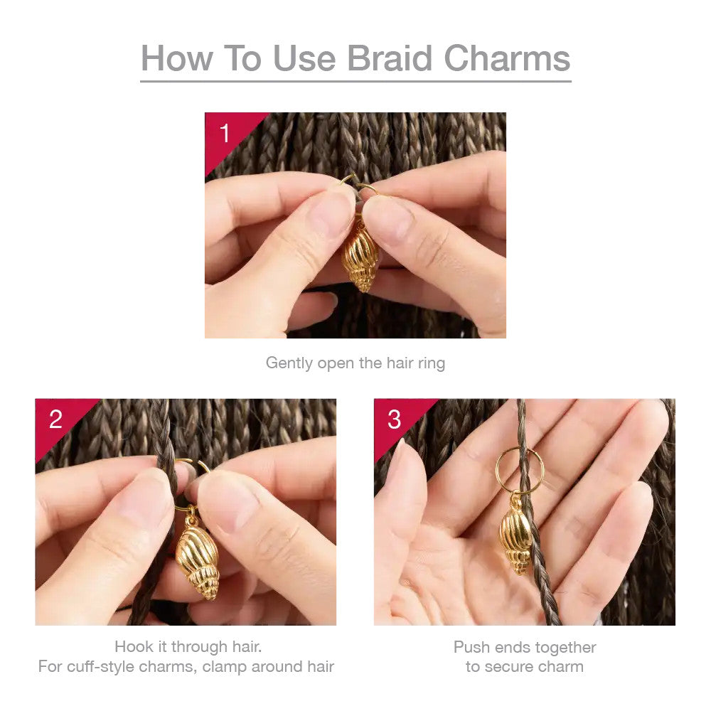 RED Premium Luxury Braid Charms