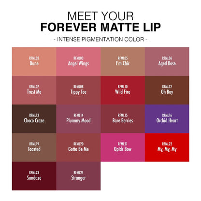 Ruby Kisses Forever Matte Liquid Lipstick