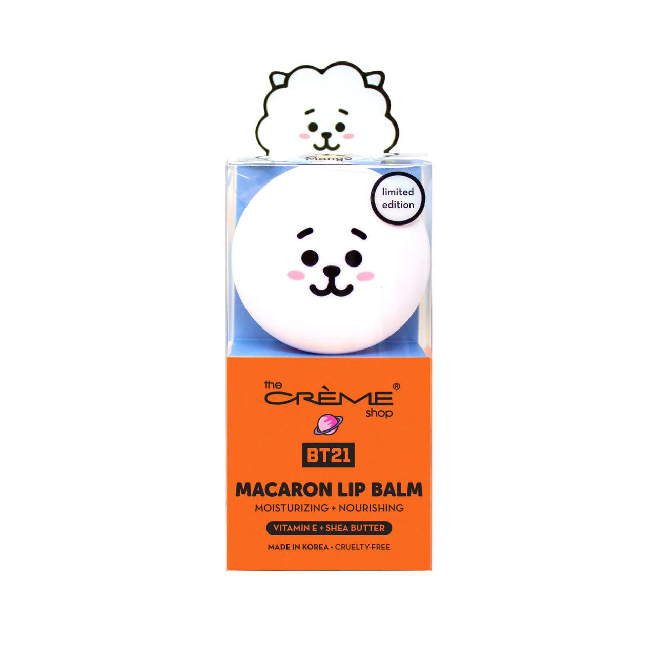 THE CREME SHOP BT21 RJ Macaron Lip Balm - Mango