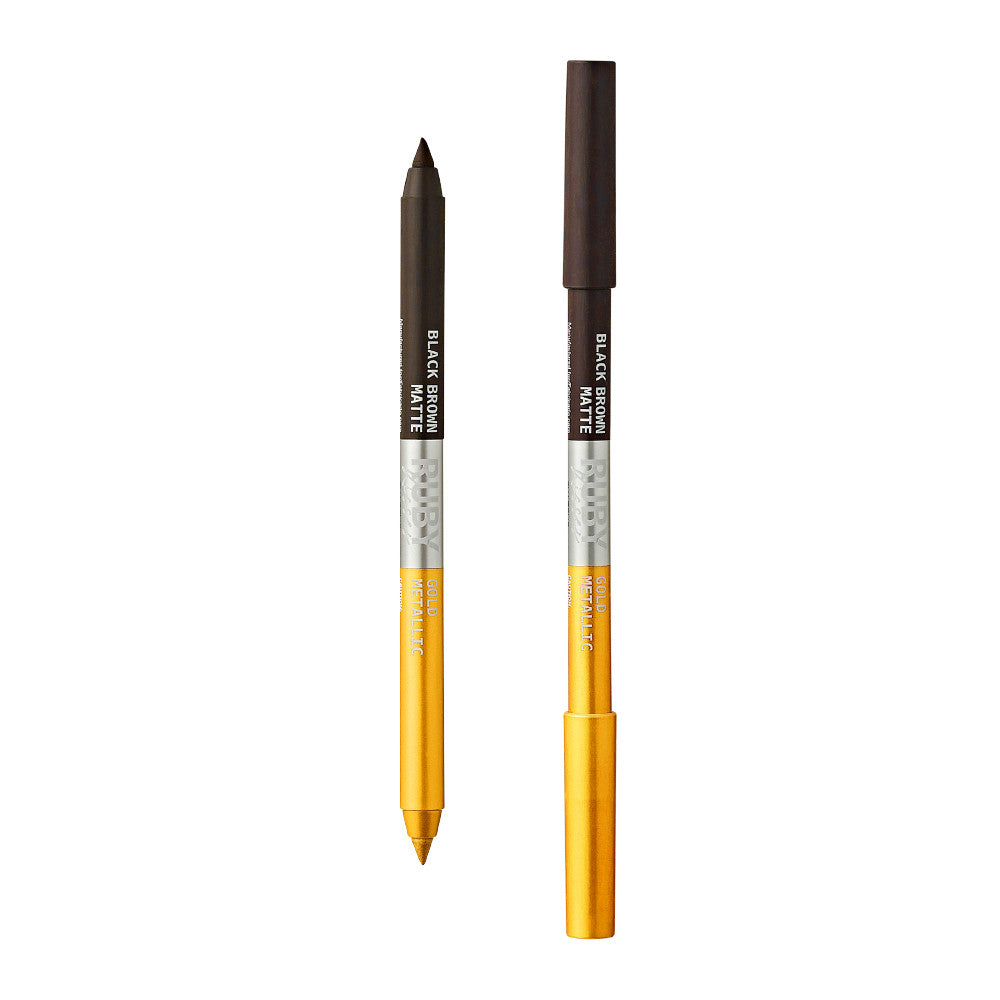 Ruby Kisses Waterproof Matte & Metallic Duo Eyeliner