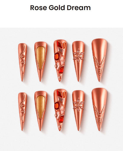 LA FLARE DRESUP Handmade Nails