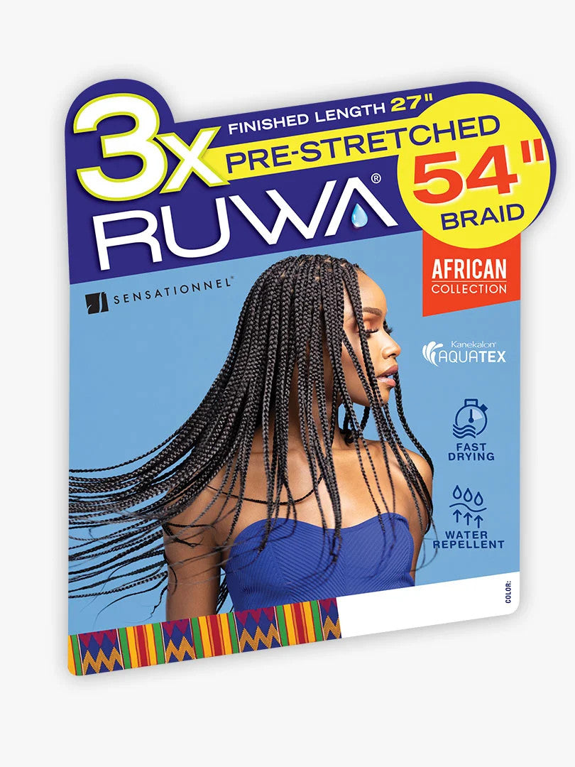 SENSATIONNEL 3X Ruwa Pre-Stretched Braid 54"