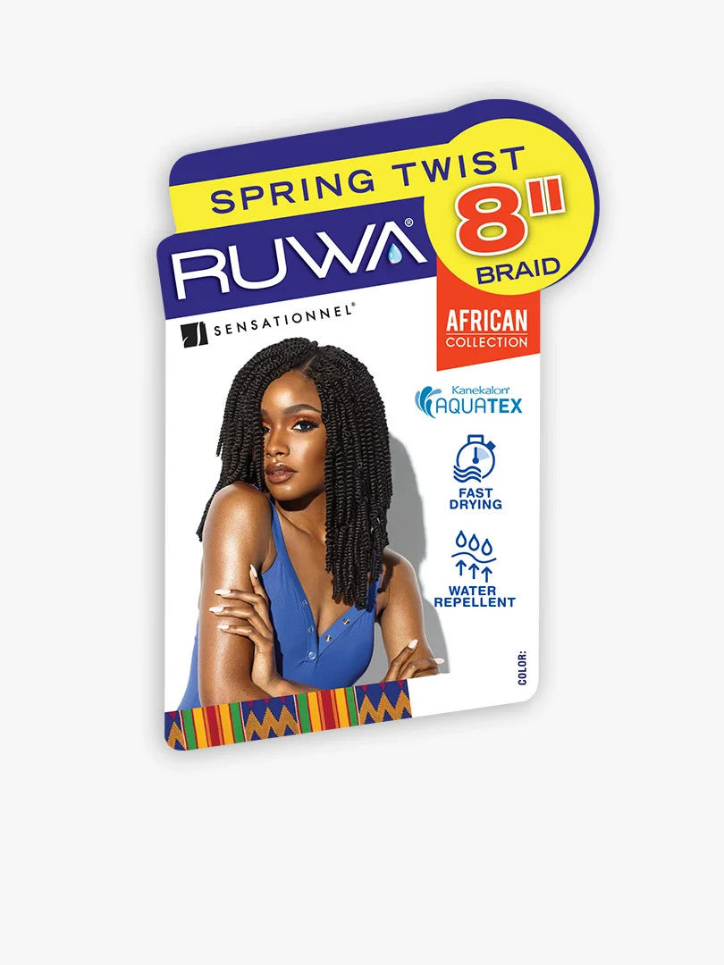 SENSATIONNEL Ruwa Braiding Hair - SPRING TWIST 8"