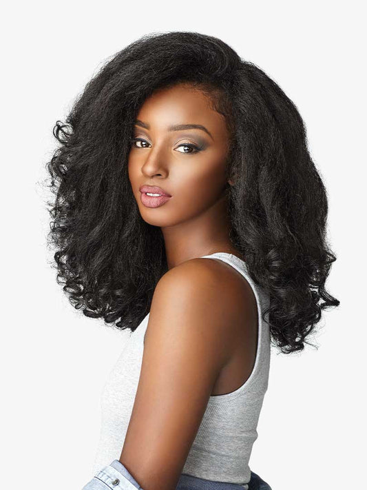 SENSATIONNEL Synthetic Curls Kinks N Co Instant Weave Half Wig - RAIN MAKER