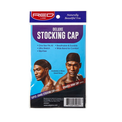 RED Deluxe Stocking Cap - Black