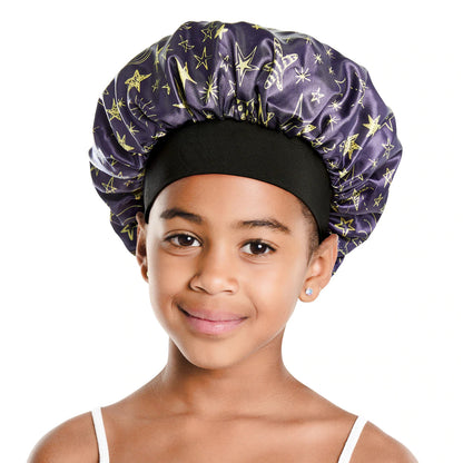 RED Kid's Hair Accessories [Bonnet, Shower Cap, Durag]