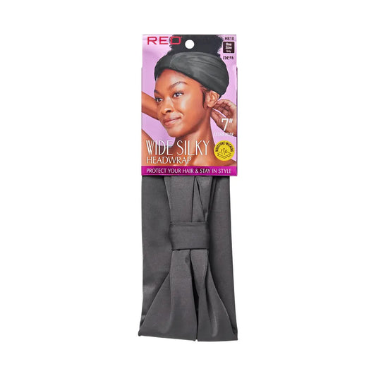 RED 7” Extra Wide Silky Dry-Fit Headwrap