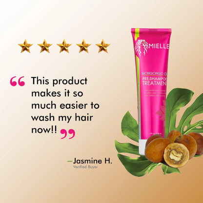 Mielle Mongongo Oil Pre-Shampoo Treatment with Mongongo Oil