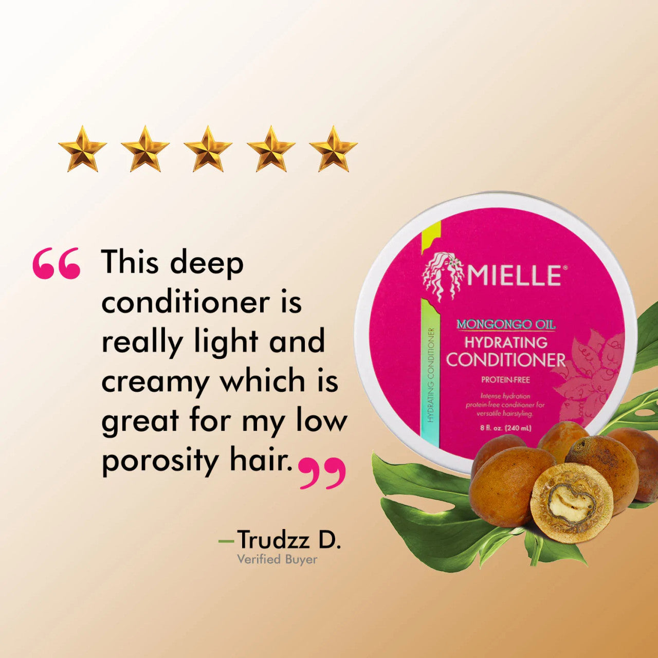 Mielle Mongongo Oil Protein-Free Hydrating Conditioner