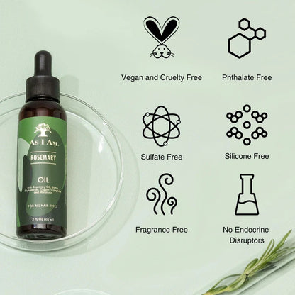 As I Am Rosemary Oil (2oz)