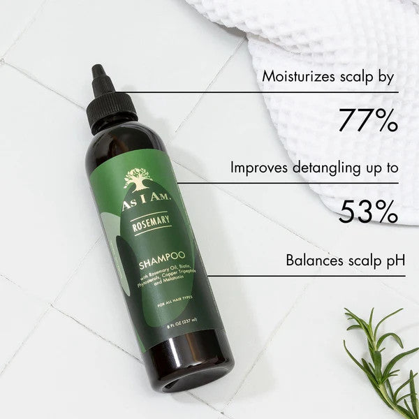 As I Am Rosemary Shampoo (8oz)