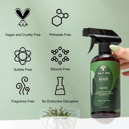 As I Am Rosemary Hair Water (16oz)