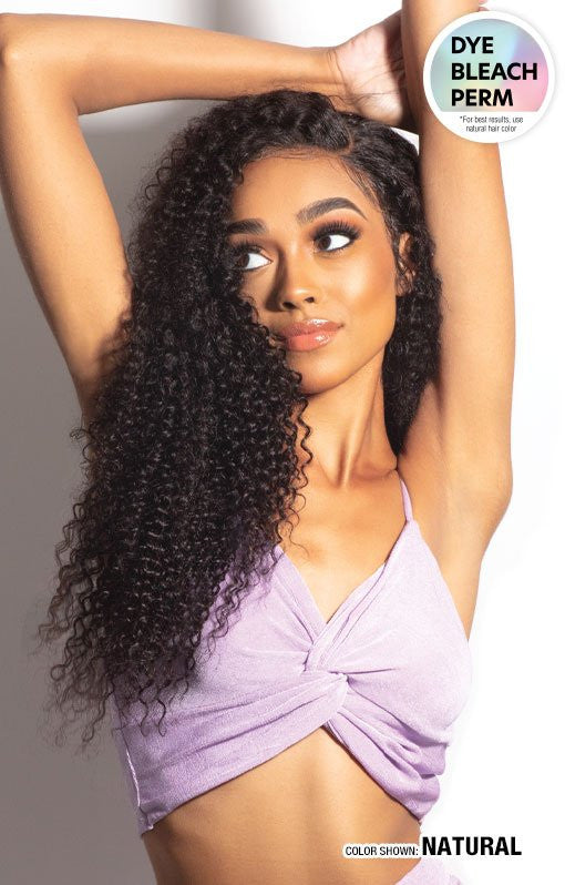 SHAKE N GO Glossy 100% Virgin Remy Hair 4x4 HD Lace Closure - Spanish Curl 12"