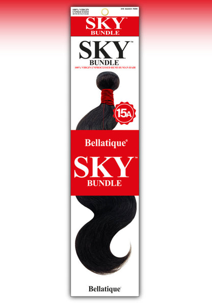 SKY 100% Virgin Human Hair Single Bundle - Body Wave [#Natural Brown] (10"- 30")