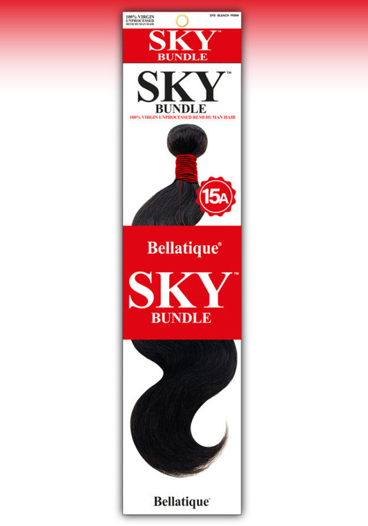 SKY 100% Virgin Human Hair Single Bundle - Body Wave [#Natural Brown] (10"- 30")