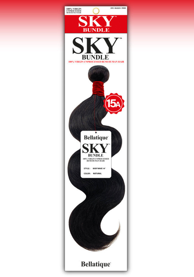 SKY 100% Virgin Human Hair Single Bundle - Body Wave [#Natural Brown] (10"- 30")