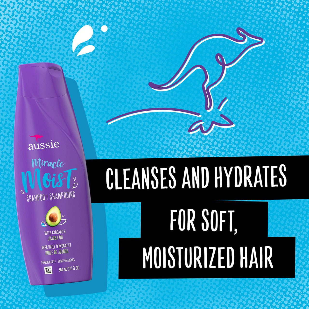 Aussie Miracle Moist Shampoo (12.1 oz)