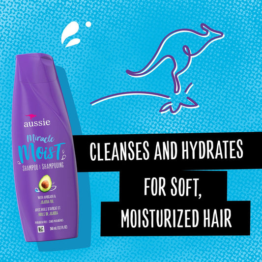 Aussie Miracle Moist Shampoo (12.1 oz)