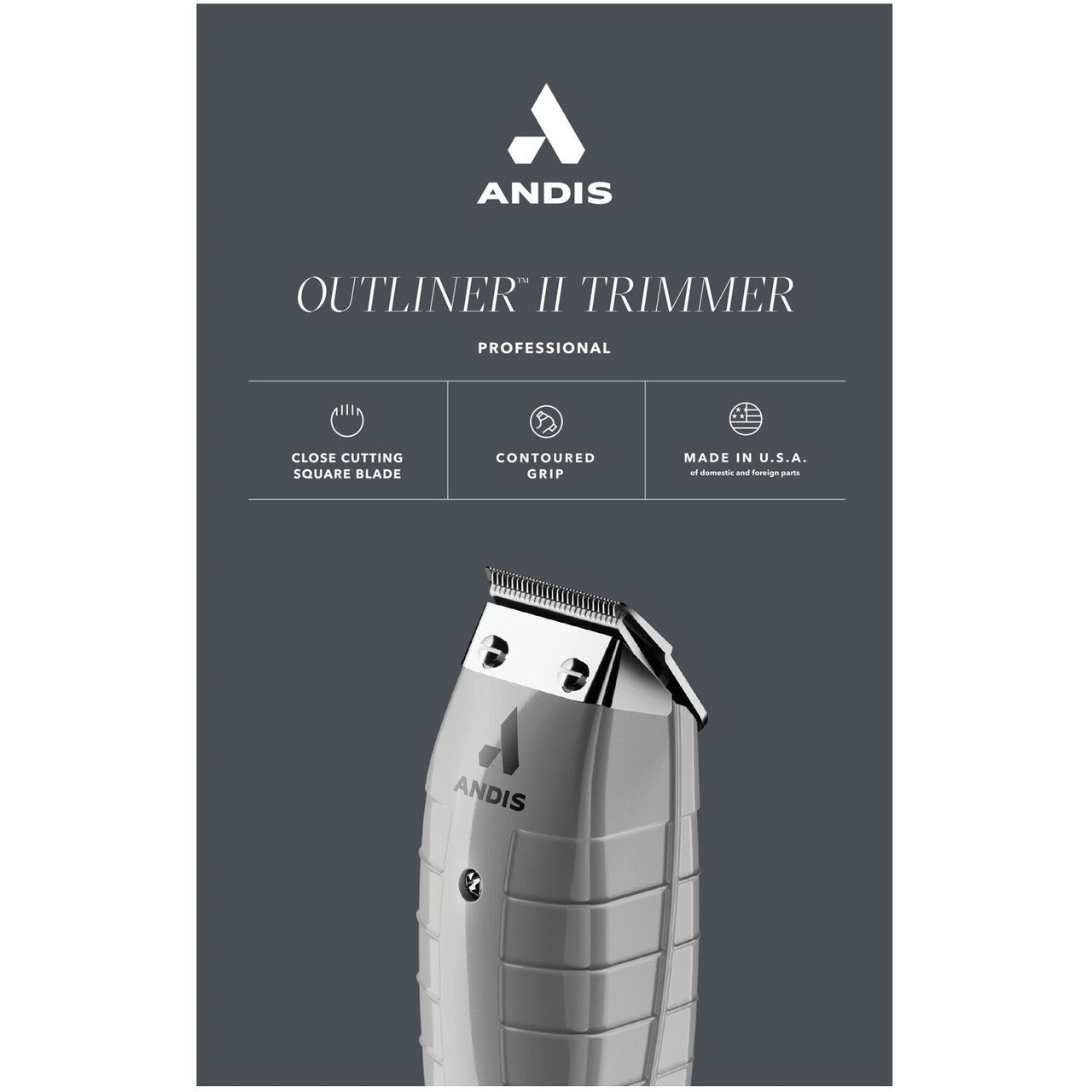 ANDIS Outliner II Square Blade Trimmer