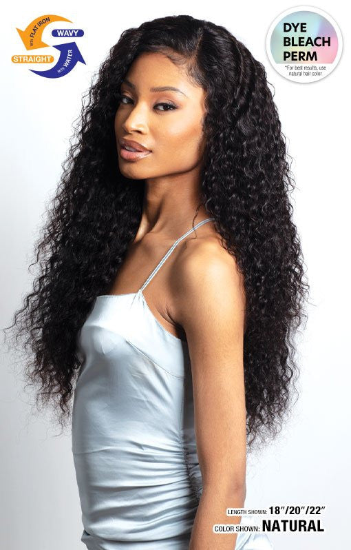 SHAKE N GO Glossy 100% Virgin Remy Hair Multi Pack - Wet & Wavy Deep Wave