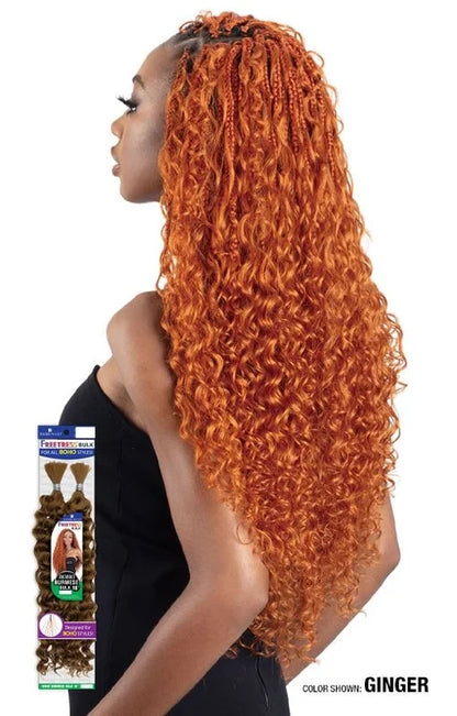SHAKE N GO Freetress Bulk Braids - BOHO BURMESE BULK 18" - product image 3