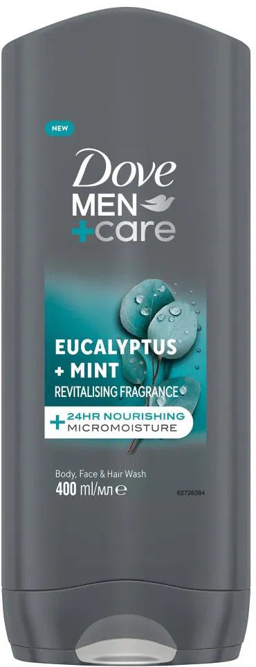 Dove Men + Care Eucalyptus + Mint Face & Hair Body Wash (13.5oz)