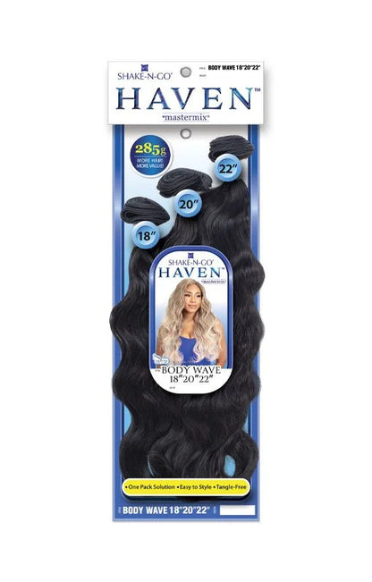 SHAKE N GO Weave Hair Multi Pack Haven - Body Wave (18"20"22")