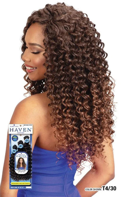 SHAKE N GO Weave Hair Multi Pack Haven - Deep Curl (18"20"22")
