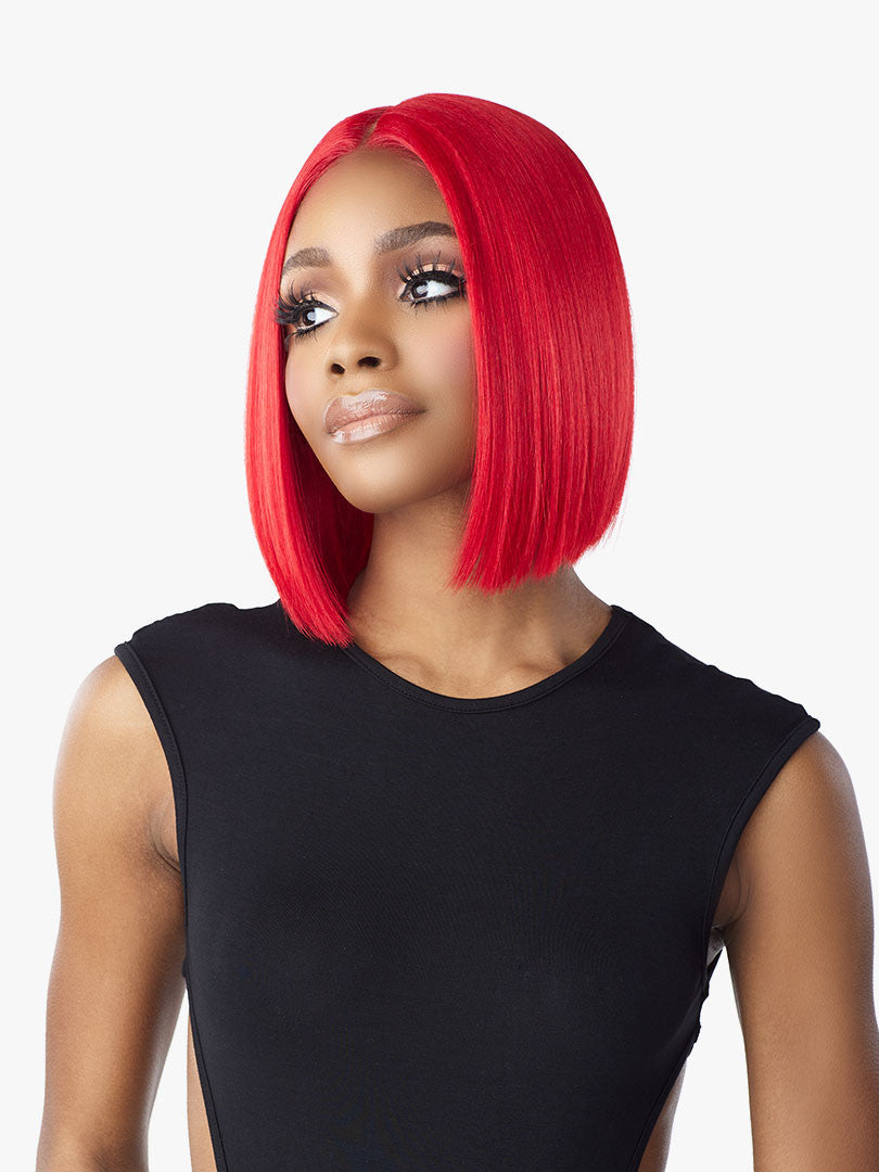 SENSATIONNEL Shear Muse Red Krush Synthetic HD Lace Wig - KAISHA