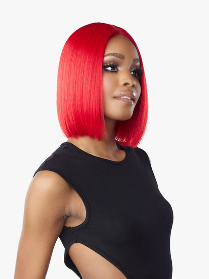 SENSATIONNEL Shear Muse Red Krush Synthetic HD Lace Wig - KAISHA