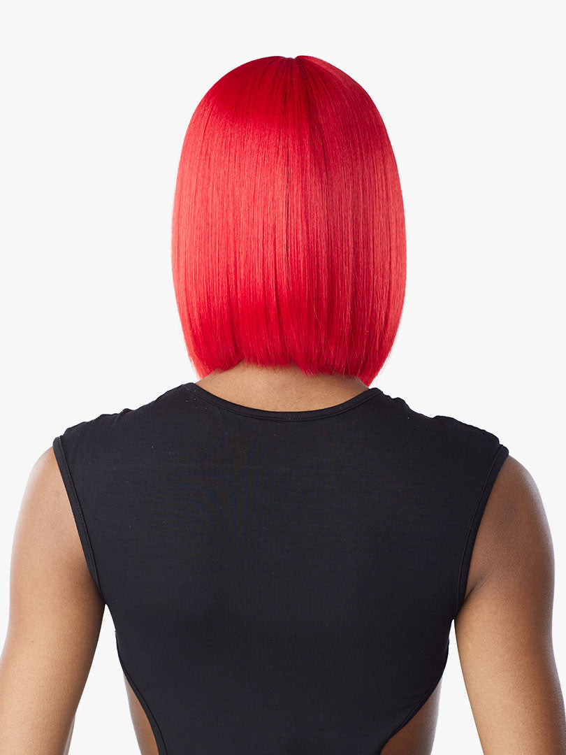 SENSATIONNEL Shear Muse Red Krush Synthetic HD Lace Wig - KAISHA