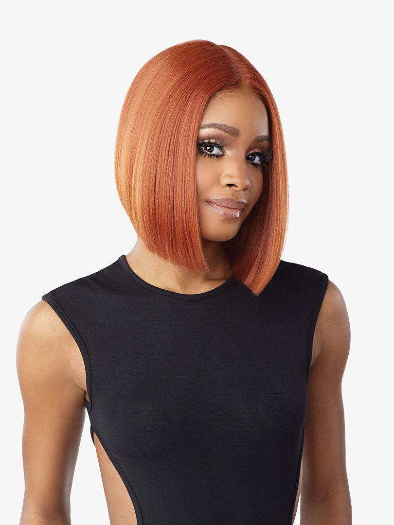 SENSATIONNEL Shear Muse Red Krush Synthetic HD Lace Wig - KAISHA