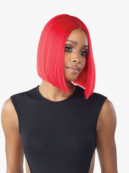 SENSATIONNEL Shear Muse Red Krush Synthetic HD Lace Wig - KAISHA