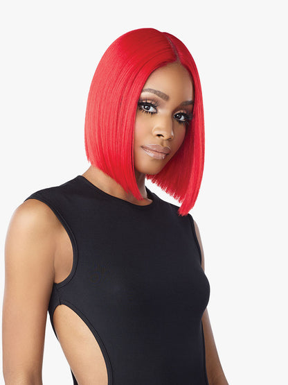 SENSATIONNEL Shear Muse Red Krush Synthetic HD Lace Wig - KAISHA