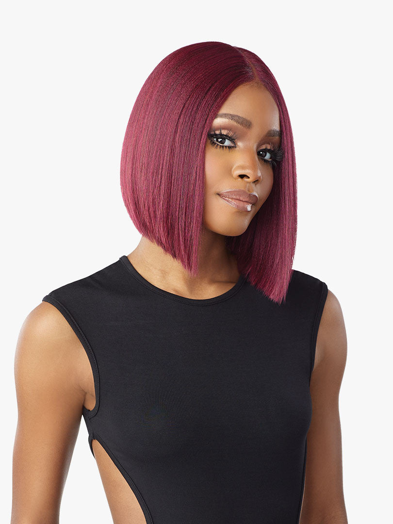 SENSATIONNEL Shear Muse Red Krush Synthetic HD Lace Wig - KAISHA