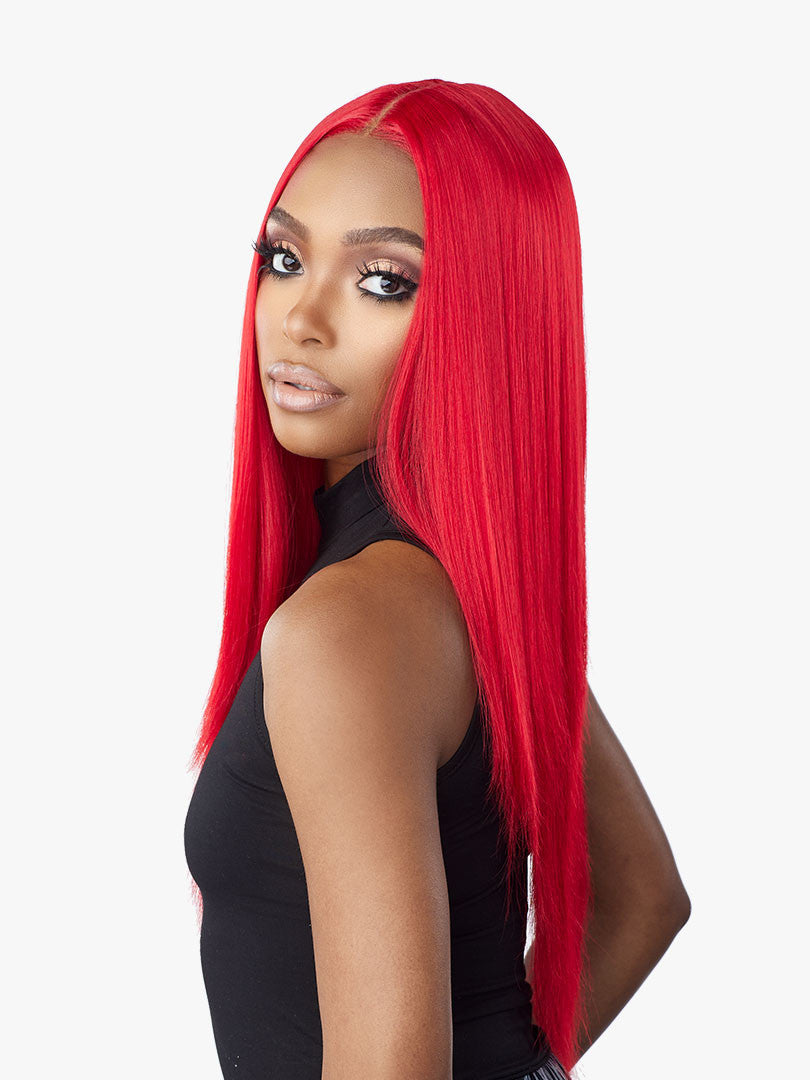 SENSATIONNEL Shear Muse Red Krush Synthetic HD Lace Wig - TAKEISHA