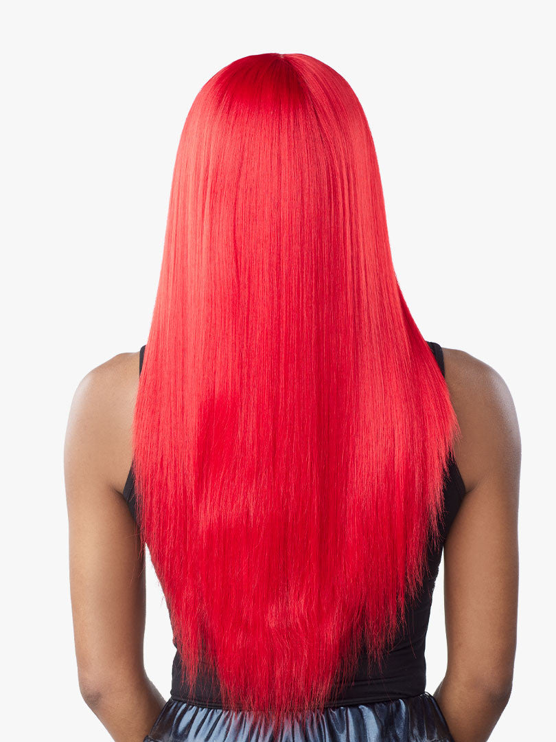 SENSATIONNEL Shear Muse Red Krush Synthetic HD Lace Wig - TAKEISHA