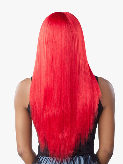 SENSATIONNEL Shear Muse Red Krush Synthetic HD Lace Wig - TAKEISHA