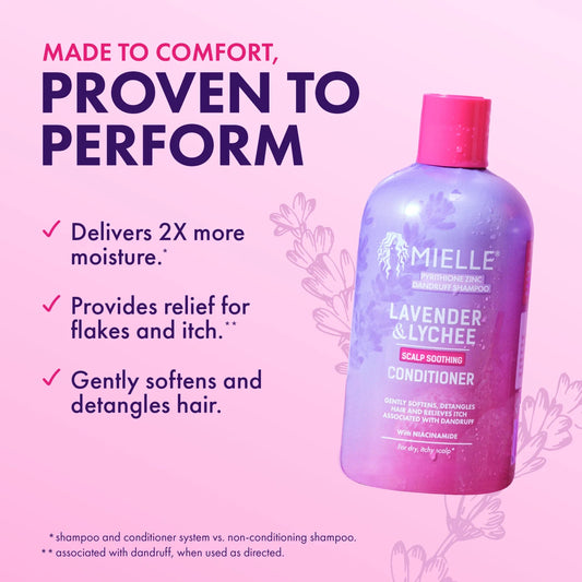 Mielle Lavender & Lychee Scalp Soothing Conditioner (12oz) - product image 2