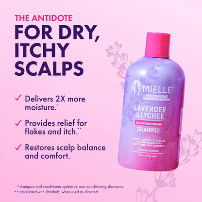 Mielle Lavender & Lychee Scalp Moisturizing Shampoo (12oz) - product image 3
