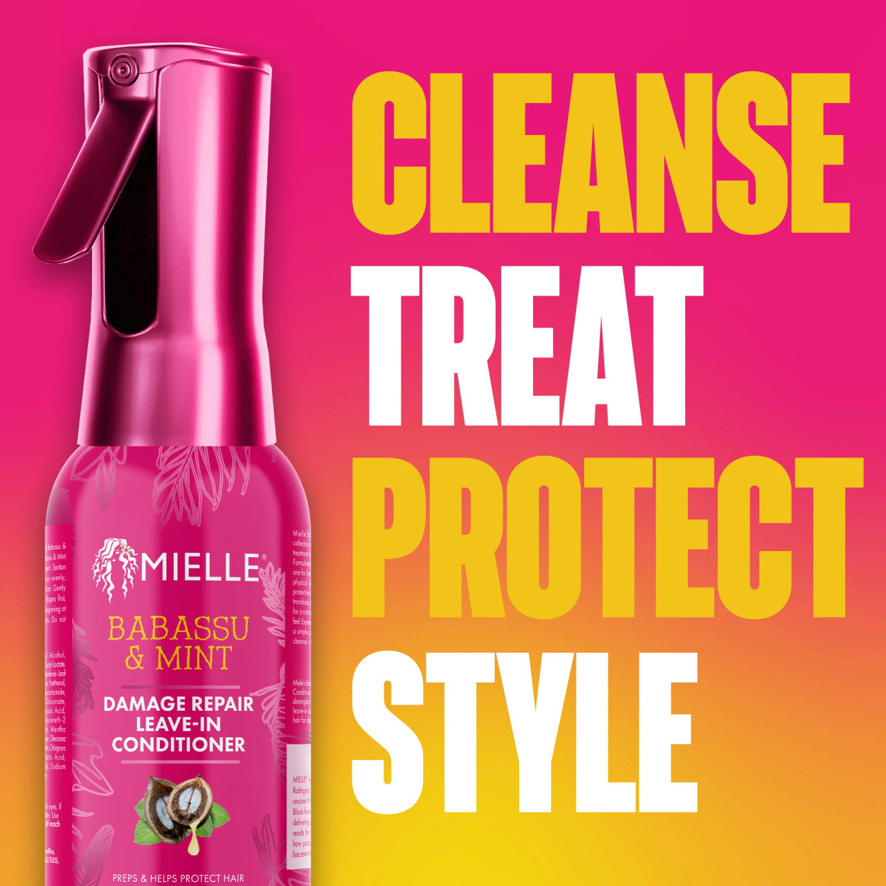 Mielle Babassu & Mint Damage Repair Leave-In Conditioner (6.7oz)