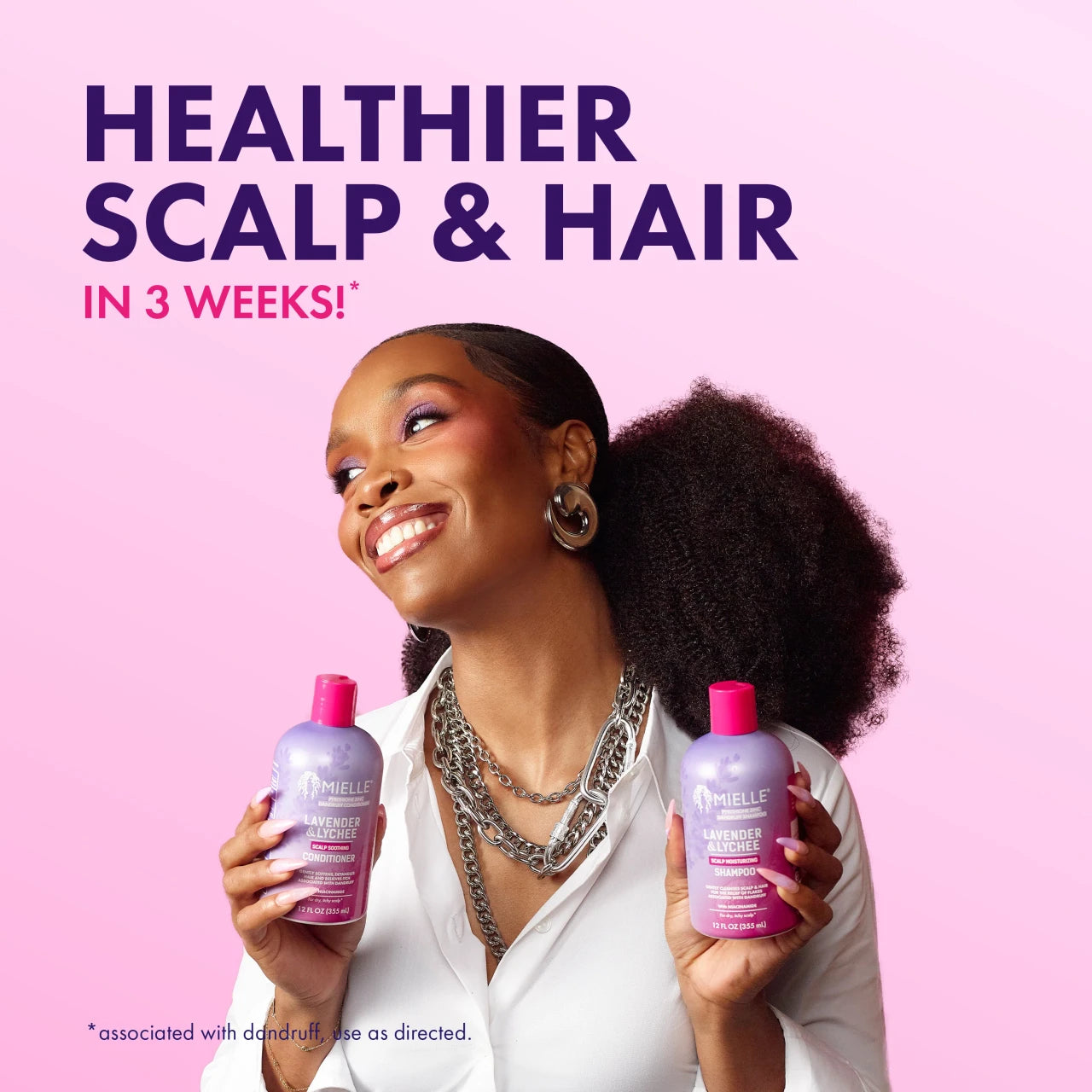 Mielle Lavender & Lychee Scalp Soothing Conditioner (12oz) - product image 9
