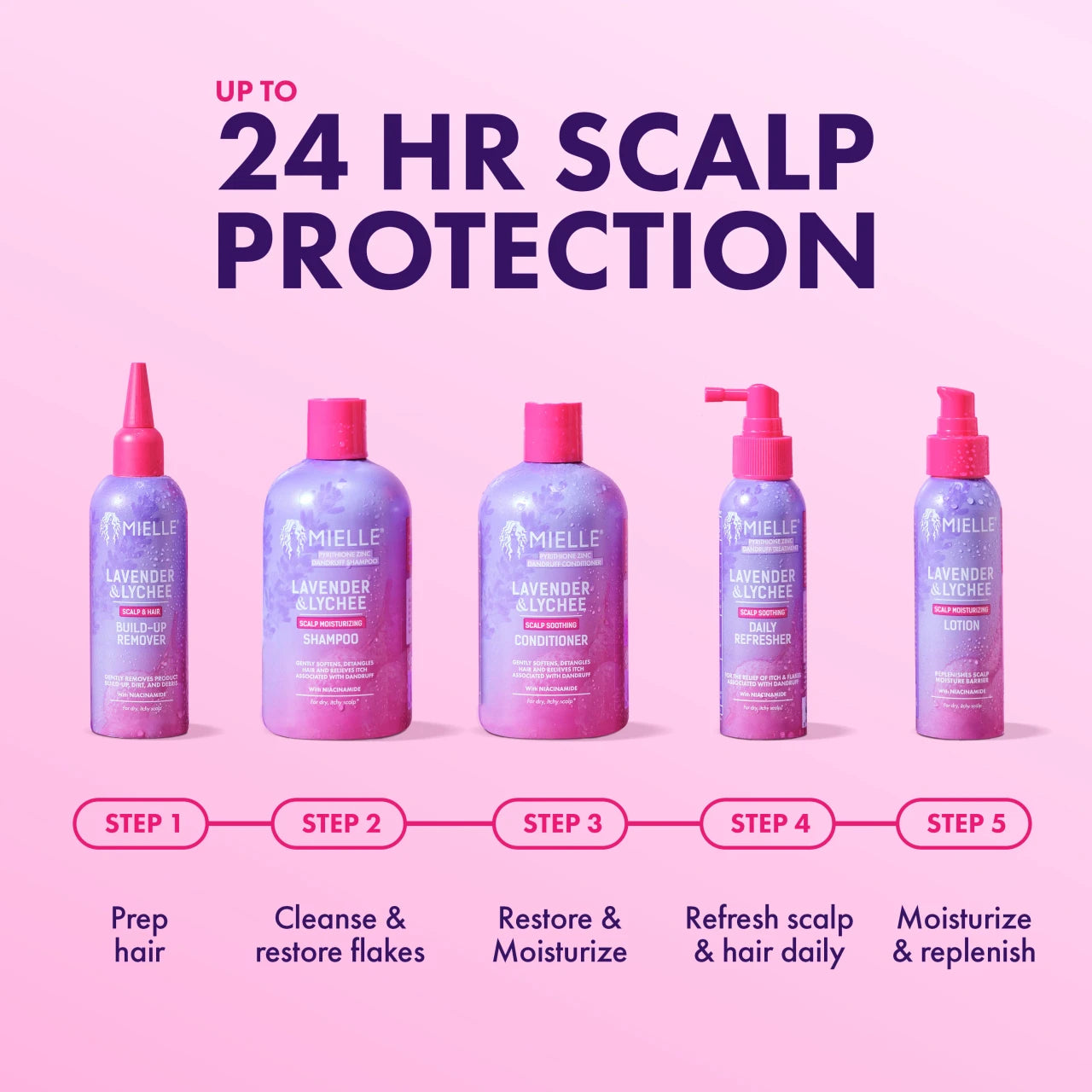 Mielle Lavender & Lychee Scalp Moisturizing Shampoo (12oz) - product image 11