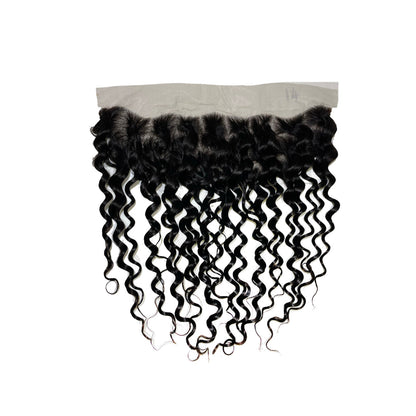 Silver Unprocessed 100% Virgin Remi Human Hair HD Lace 13x4 FRONTAL - DEEP WAVE